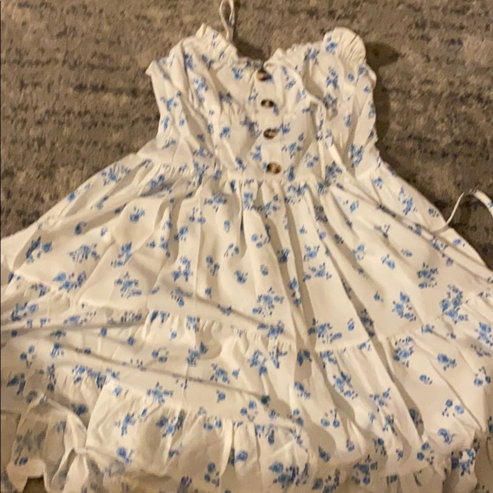 Brand new strapless floral dress